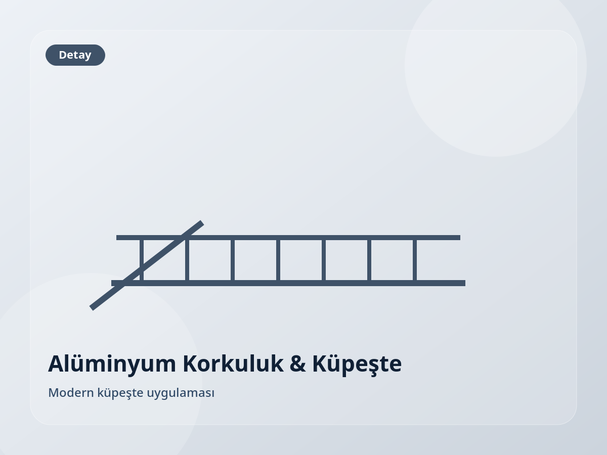 Modern küpeşte uygulaması