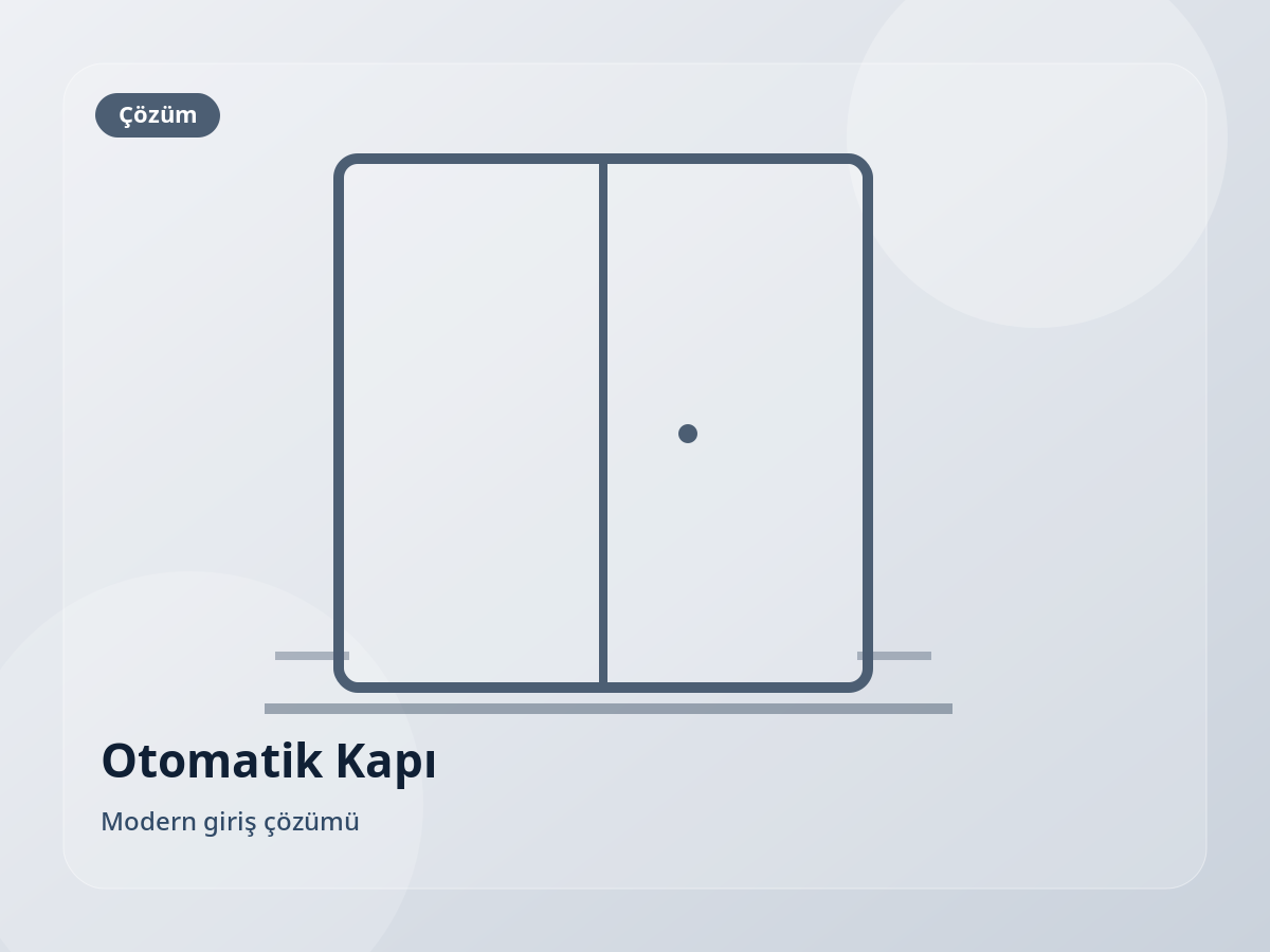 Modern giriş çözümü