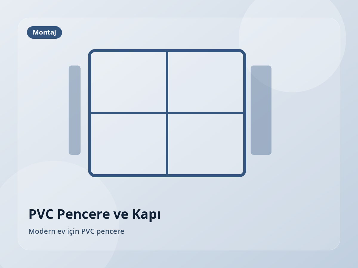 Modern ev için PVC pencere