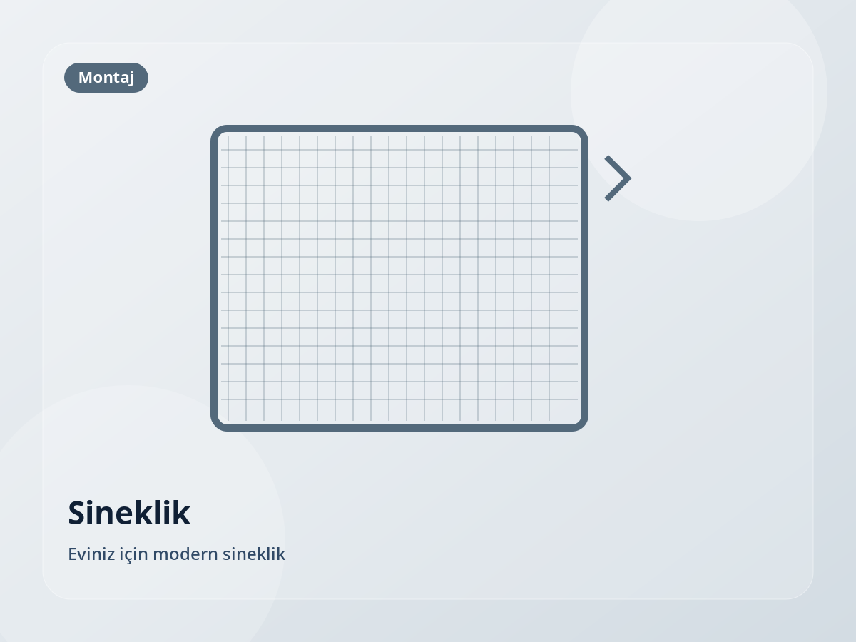 Eviniz için modern sineklik